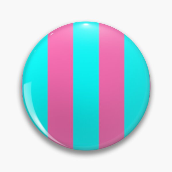 Item preview, Neon Punk Hot Pink and Cyan Blue Stripes designed and sold by NECHSTORE.