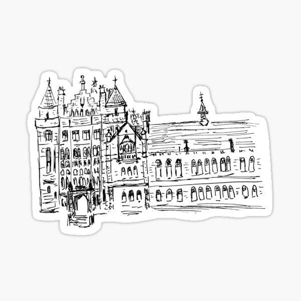 Library Bar Edinburgh Sticker