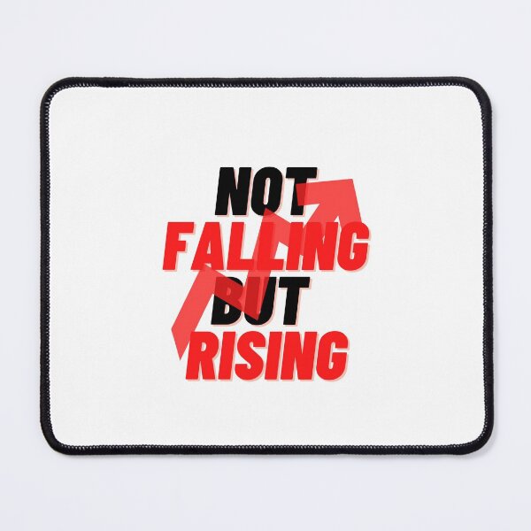 Item preview,  NOT FALLING BUT RISING QUOTES FOR MOTIVATION WITH RED HIGH ARROW designed and sold by Alexa5454.