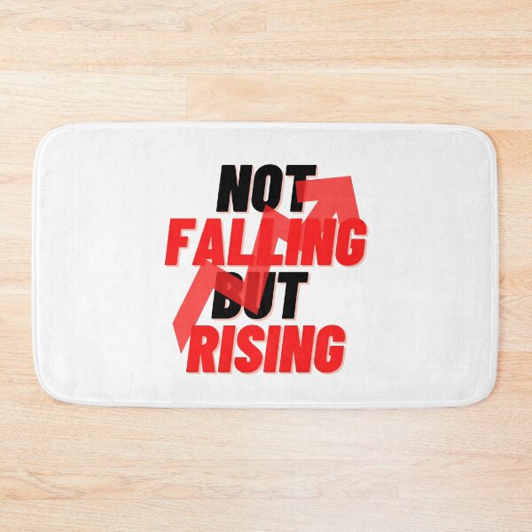 Item preview,  NOT FALLING BUT RISING QUOTES FOR MOTIVATION WITH RED HIGH ARROW designed and sold by Alexa5454.