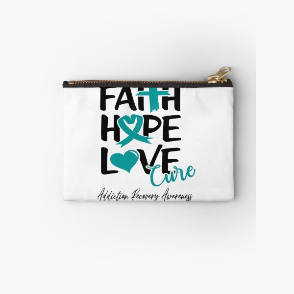 Item preview, Faith Hope Love Cure Addiction Recovery Awareness designed and sold by Grooffos.