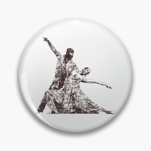 Item preview, Dance couple 1 - Brown ink designed and sold by WietskeWelten.