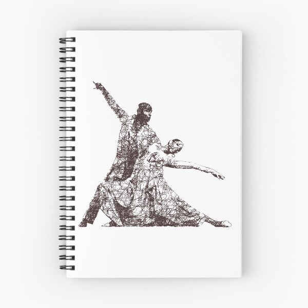Item preview, Dance couple 1 - Brown ink designed and sold by WietskeWelten.