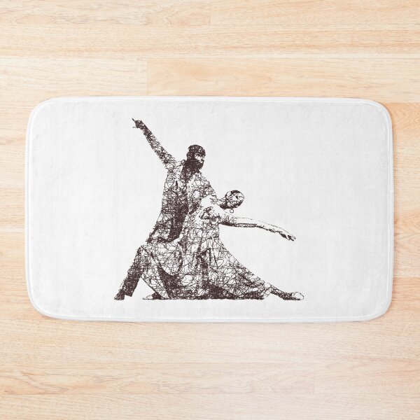 Item preview, Dance couple 1 - Brown ink designed and sold by WietskeWelten.