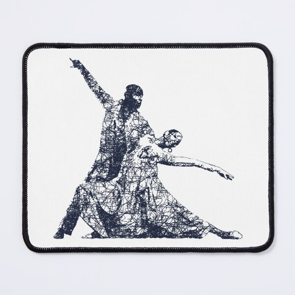Item preview, Dance couple 1 - Blue ink designed and sold by WietskeWelten.