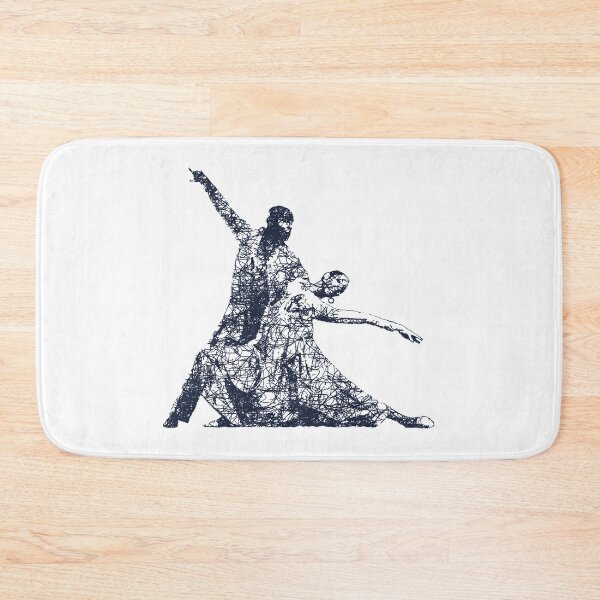 Item preview, Dance couple 1 - Blue ink designed and sold by WietskeWelten.
