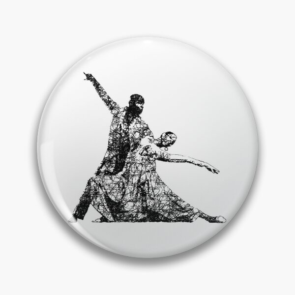 Item preview, Dance couple 1 - Black ink designed and sold by WietskeWelten.