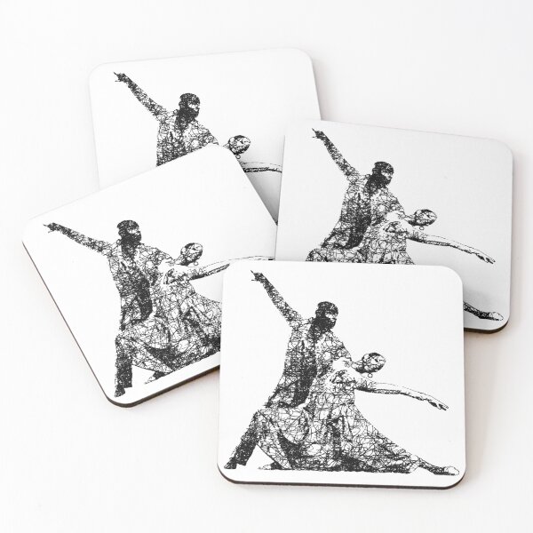 Item preview, Dance couple 1 - Black ink designed and sold by WietskeWelten.