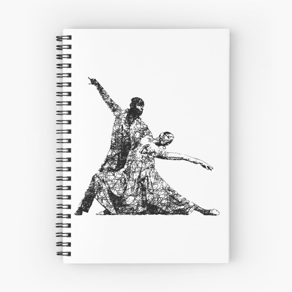 Item preview, Dance couple 1 - Black ink designed and sold by WietskeWelten.