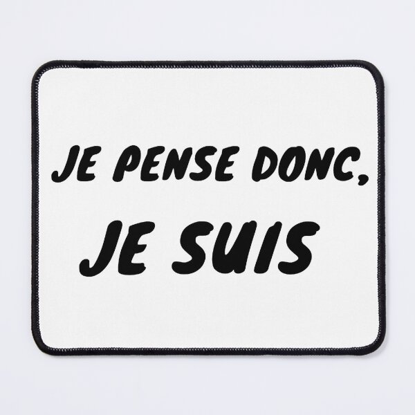 Item preview, Je pense, donc je suis Rene Descartes Philosophy designed and sold by jujupey.