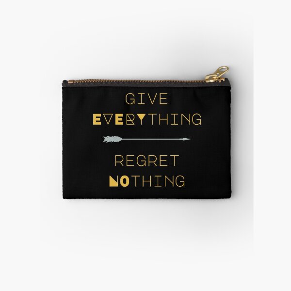 Item preview, Give Everything Regret Nothing designed and sold by NotablyDesigned.