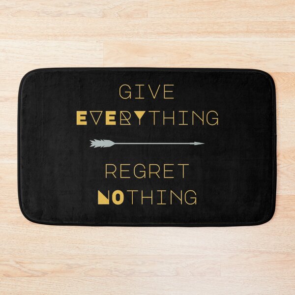 Item preview, Give Everything Regret Nothing designed and sold by NotablyDesigned.