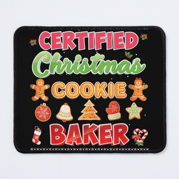Item preview, Certified Christmas Cookie Baker funny christmas cookie gift idea for baker designed and sold by wi trendshop.