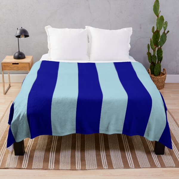 Item preview, Classic Monotone Light Blue and Dark Blue Stripes designed and sold by NECHSTORE.
