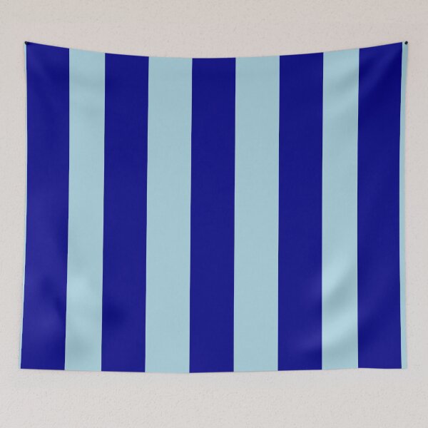 Item preview, Classic Monotone Light Blue and Dark Blue Stripes designed and sold by NECHSTORE.