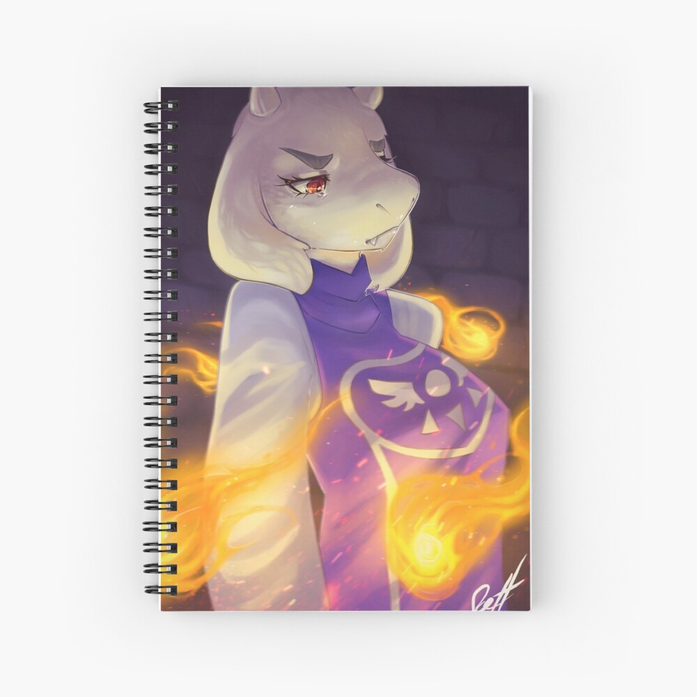 Cuaderno for Sale con la obra «Toriel Dreemurr Undertale Heartache Fight»  de ColorWolf | Redbubble