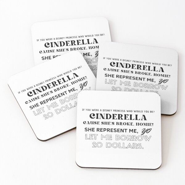 Item preview, Cinderella. She represented ME. Let me borrow 20 dollars. Anthony Mackie designed and sold by jurajipark.