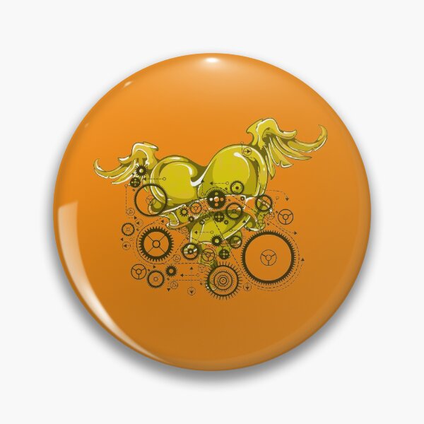 Item preview, Golden Mechanical Heart designed and sold by CatCoconut-Art.