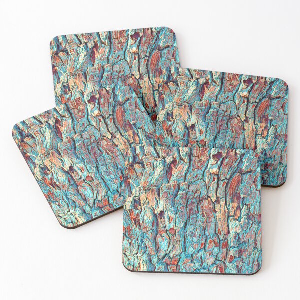 Item preview, Textured Bark in Light Turquoise designed and sold by LuvbuzzArt.