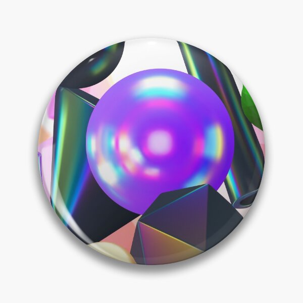 Item preview, Colorful, metallic, geometric Abstract Minimalism artwork for art lovers  designed and sold by haRexia.