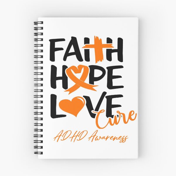 Item preview, Faith Hope Love Cure ADHD Awareness designed and sold by Grooffos.