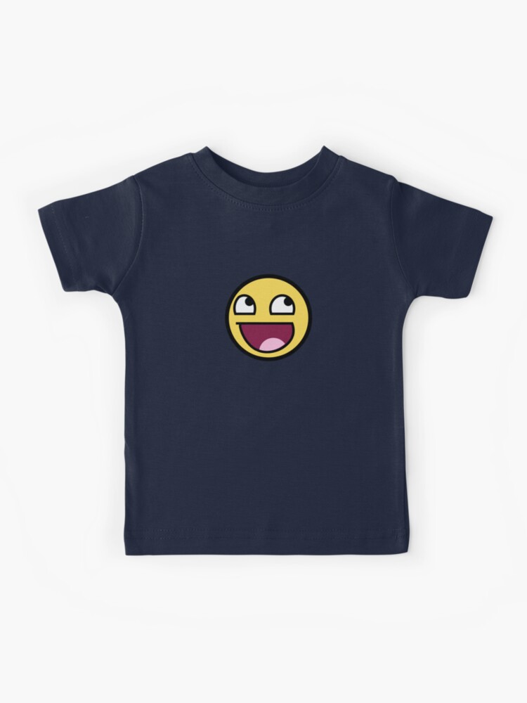 Awesome Face Funny Meme Smiley Emoticon | Kids T-Shirt