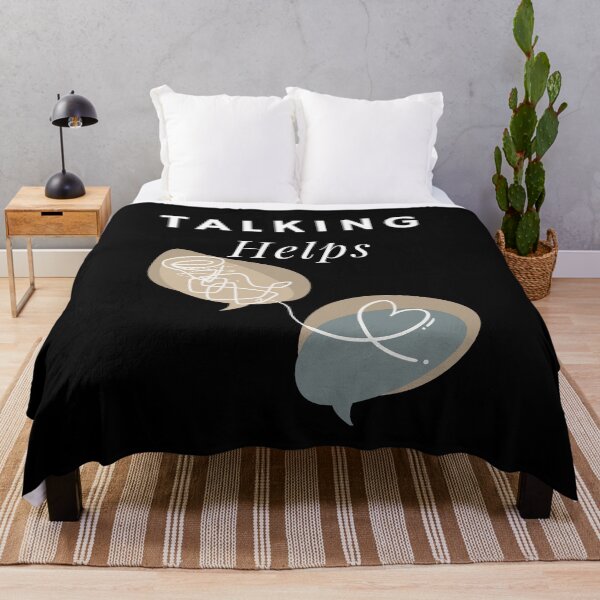 Item preview, Talking Helps Mental Health Awareness designed and sold by BeBraveStore.
