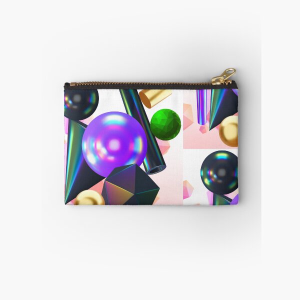 Item preview, Colorful, metallic, geometric Abstract Minimalism artwork for art lovers  designed and sold by haRexia.