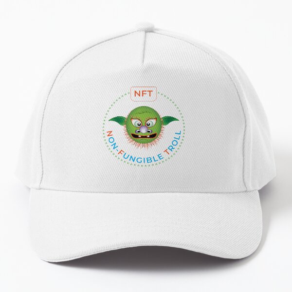 NFT. Non-Fungible Troll. Baseball Cap