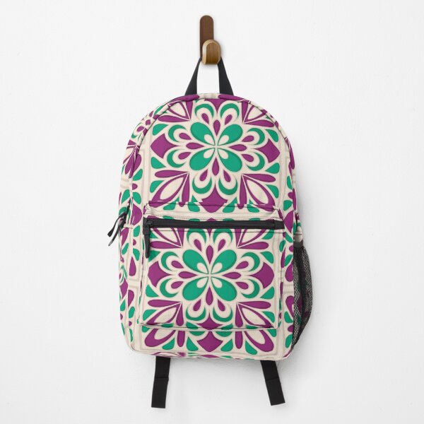 Item preview, GREEN & PURPLE TILE TILES PATTERN designed and sold by Melanie-Palmer.