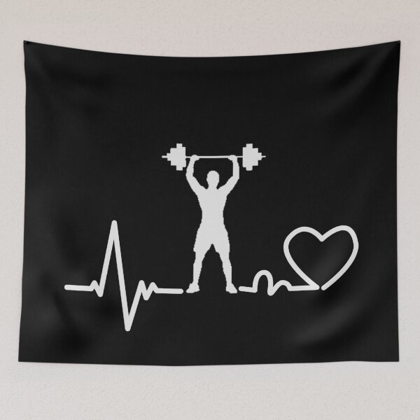 Item preview, Weightlifting Heartbeat  designed and sold by Boum04.