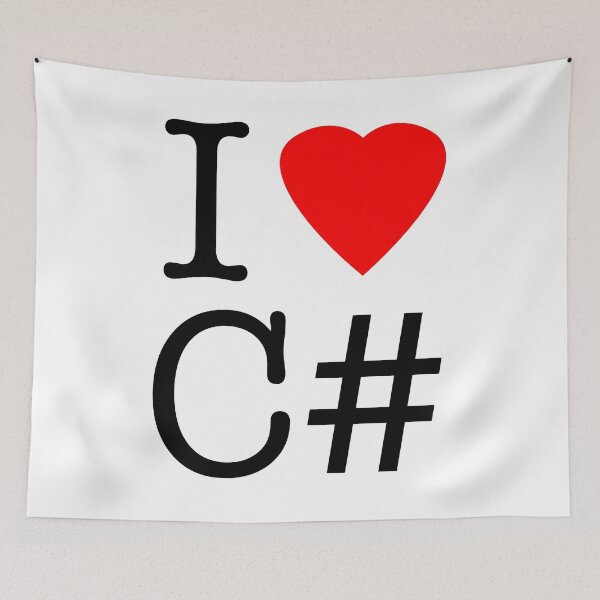 Item preview,  I love C# I love see sharp heart ny parody designed and sold by KinkyKaiju.