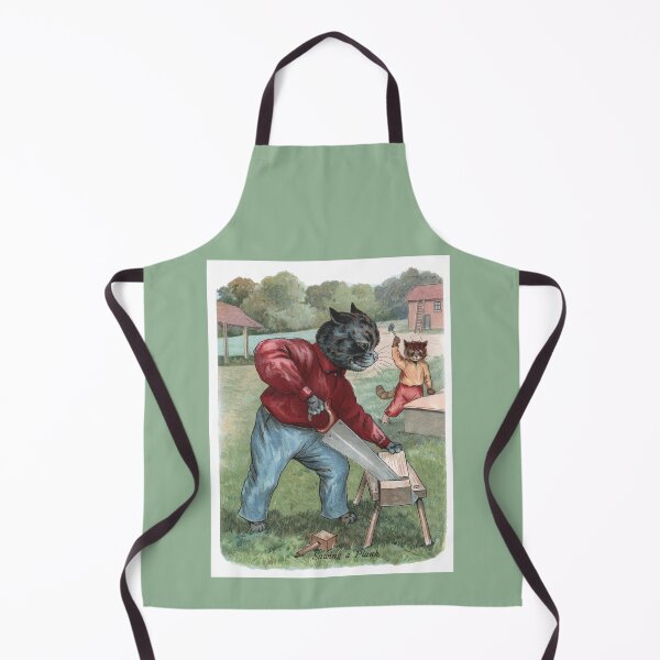 Item preview, Daddys Little Helper by Louis Wain designed and sold by karwilberevivalcollection.