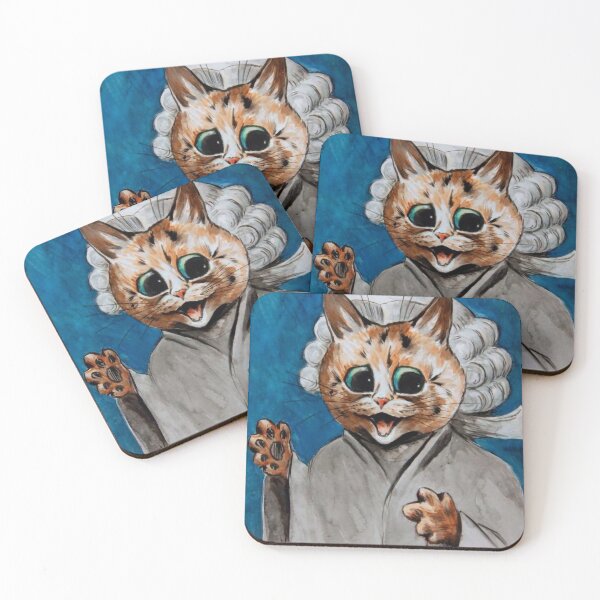 Item preview, The Barrister by Louis Wain designed and sold by ReimagineStore.