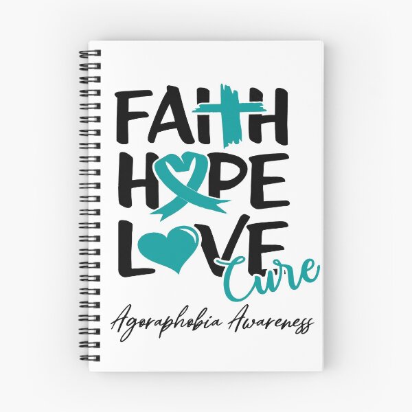 Item preview, Faith Hope Love Cure Agoraphobia Awareness designed and sold by Grooffos.