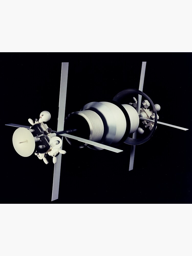 Disover NASA ARC Bernal Sphere Model Art Premium Matte Vertical Poster