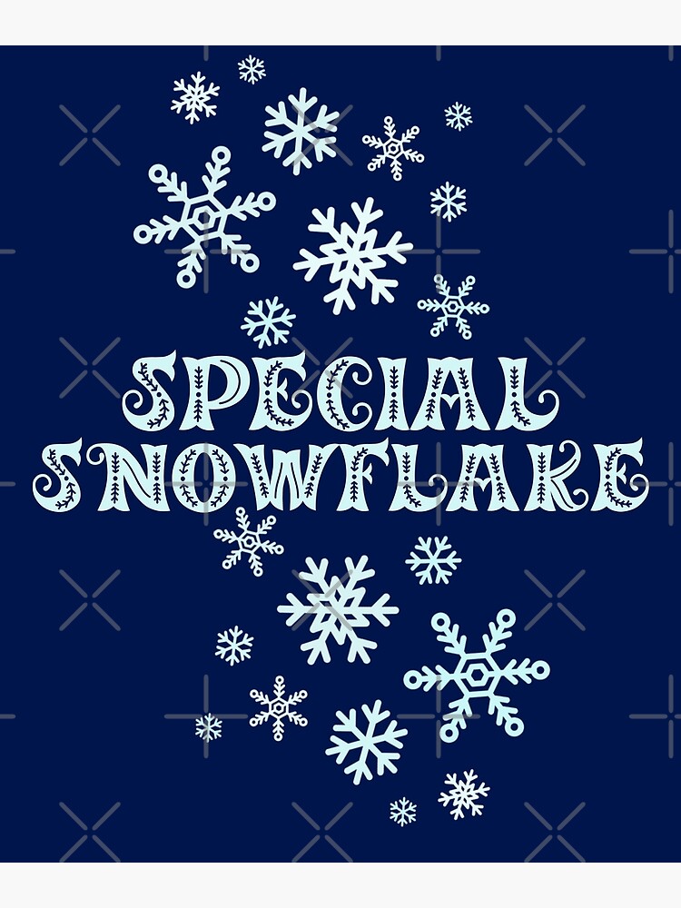 Special Snowflake Sticker for Sale by 73553