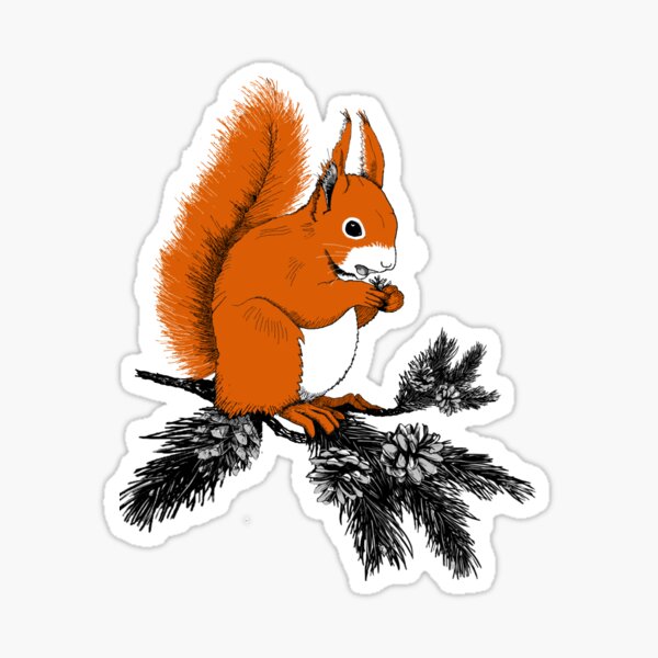 Item preview, Red Squirrel designed and sold by Joolz Webb.