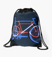 Fixed Gear Road Bikes – Blue, Purple and Red Drawstring Bag
