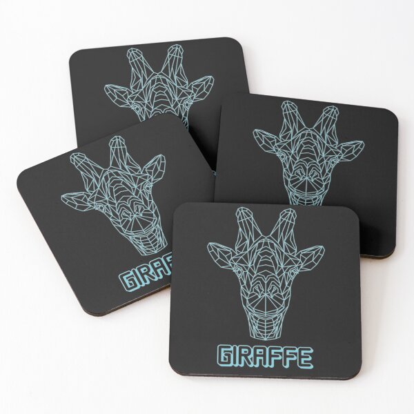 Item preview, geometric giraffe designed and sold by capotees.