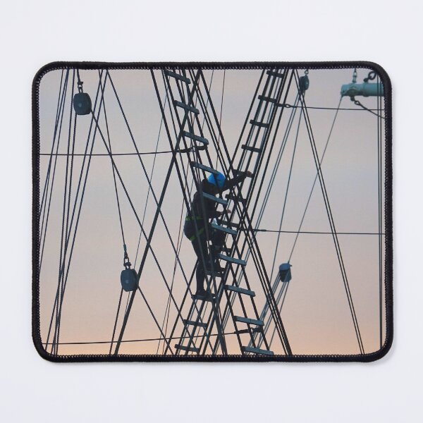 Item preview, Climbing the rigs on sailing ship designed and sold by Michael Brewer.