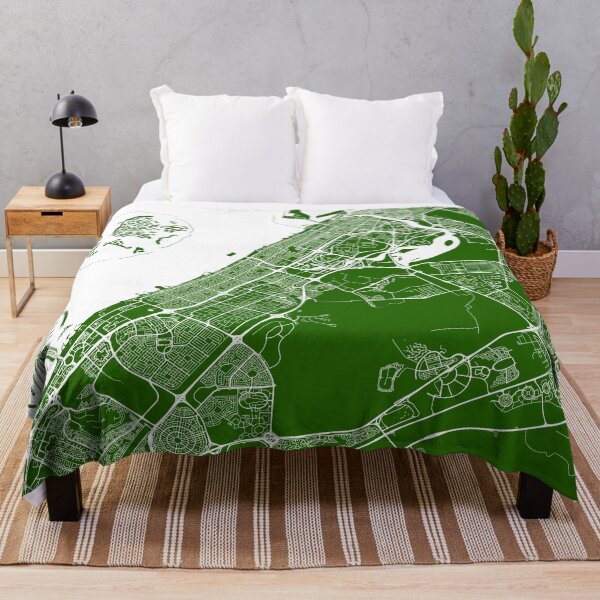 Item preview, Dubai, UAE, City Map - Green designed and sold by helloadventure.