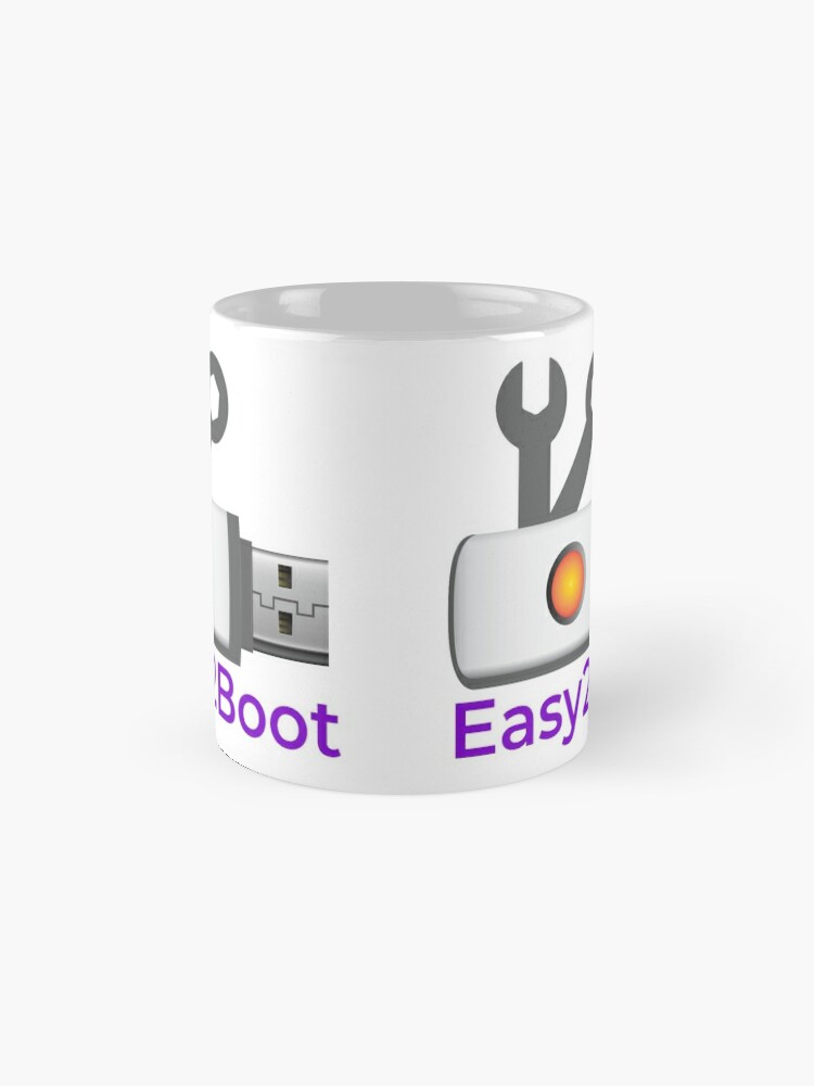 Alternate view of Easy2Boot logo (USB multiboot) Coffee Mug