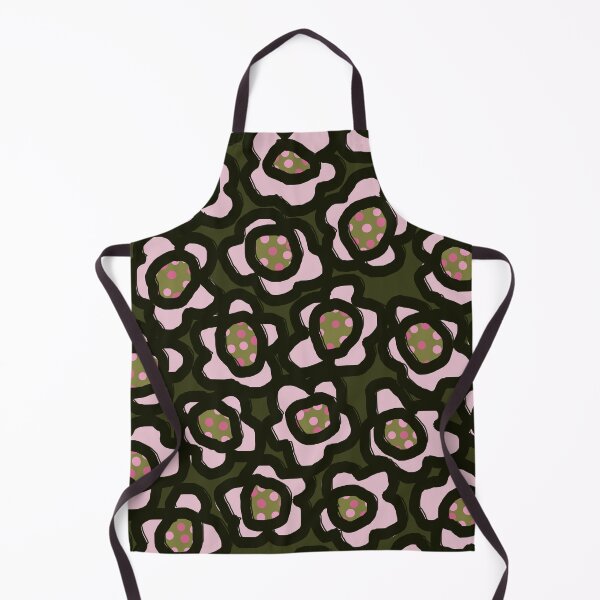 Item preview, Cozzy Abstract Scandinavian Floral Pattern in Pink and Green designed and sold by Deutschic.