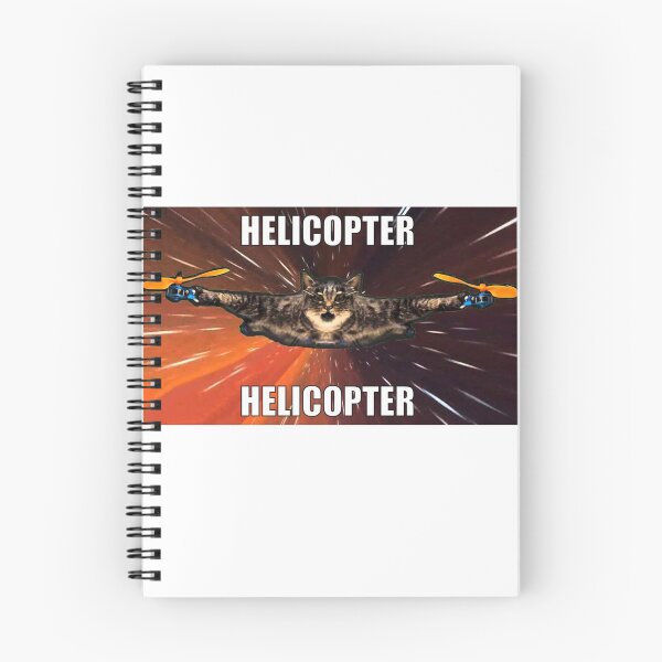 Item preview, Helicopter Helicopter Cat meme designed and sold by Shop4Gamers.