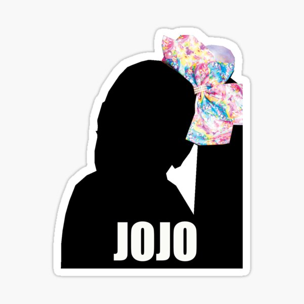 "JoJo Siwa JOJO Silhouette" Sticker for Sale by hollybknowles | Redbubble