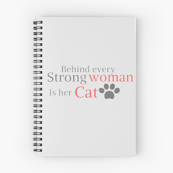 Item preview, Behind Every Strong Woman Is Her Cat, Gift for her, Funny Tee Gifts  designed and sold by Special-Art1.