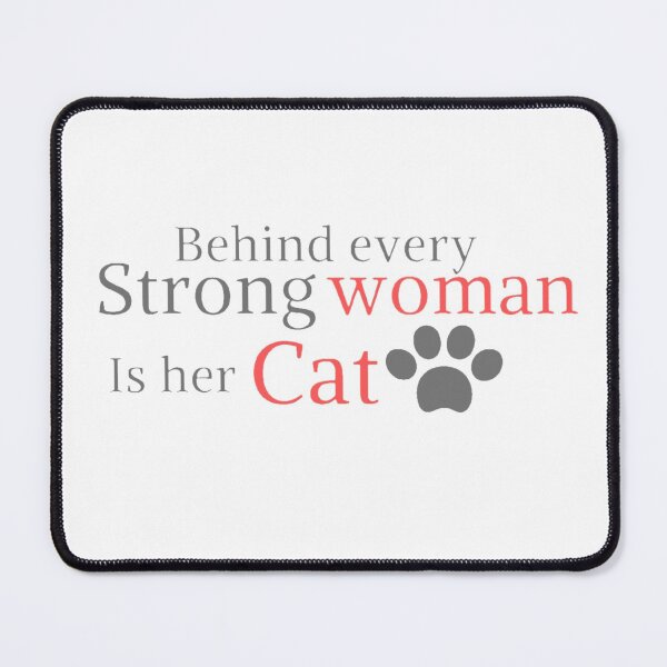Item preview, Behind Every Strong Woman Is Her Cat, Gift for her, Funny Tee Gifts designed and sold by Special-Art1.