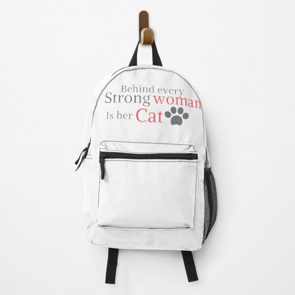 Item preview, Behind Every Strong Woman Is Her Cat, Gift for her, Funny Tee Gifts designed and sold by Special-Art1.