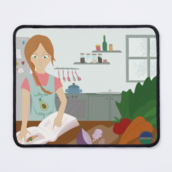 Healthy Food Healthy Mood Mouse Pad
